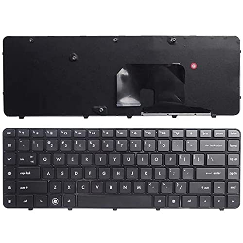 WISTAR Laptop Keyboard Compatible for HP Pavilion DV6-3000 DV6-3100 DV6-3200 DV6-3300 DV6-4000 Series, AELX6400010 606745-AD1 MP-09L76HU6920 606745-211
